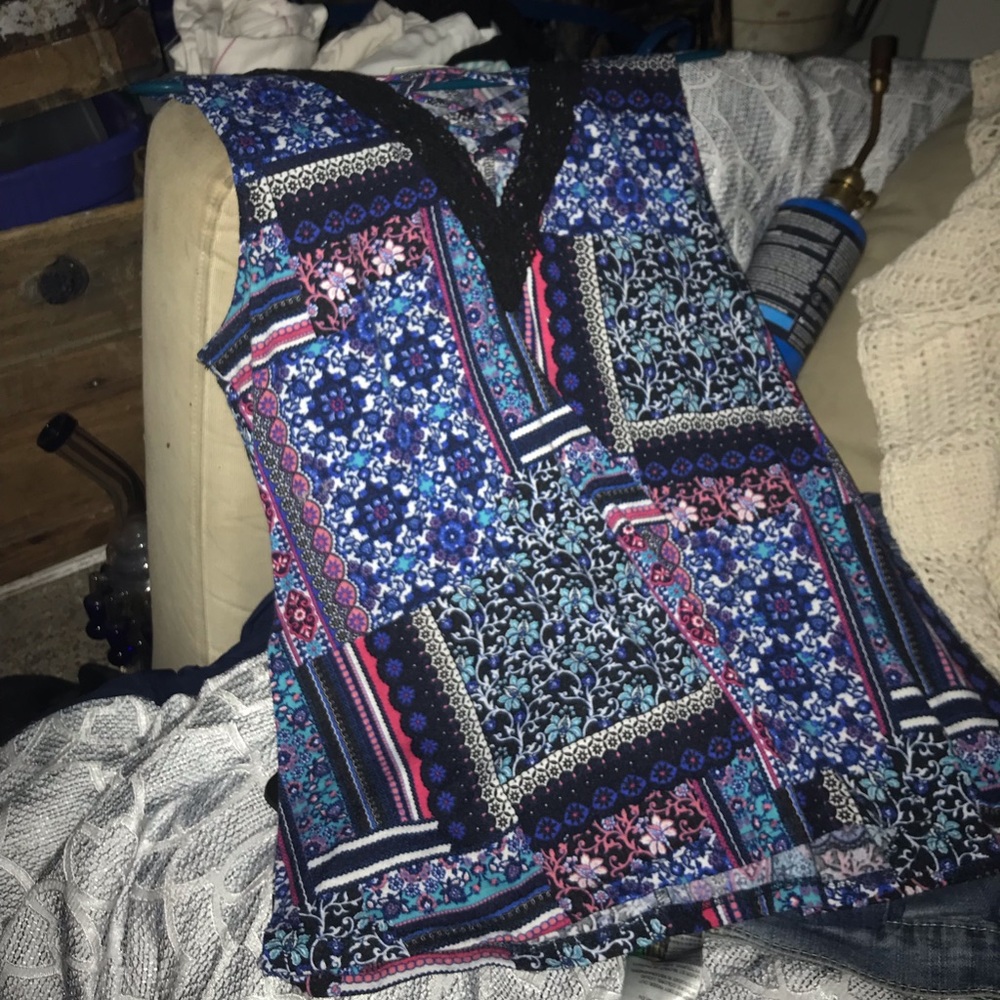 Brand: Bobbie brooks ladies size: large color: blue white black misc